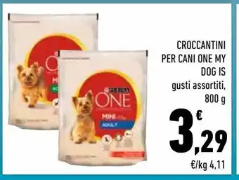 Croccantini per cani one my dog is