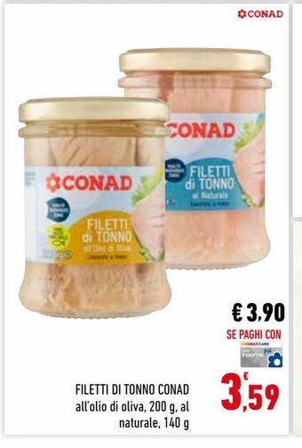 Filetti di tonno conad