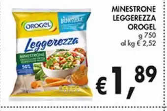 Minestrone leggerezza orogel 750g