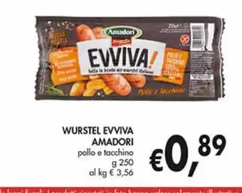 Wurstel evviva amadori