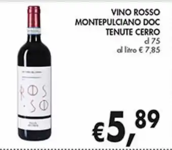 Maxi Coal Vino rosso montepulciano doc offerta