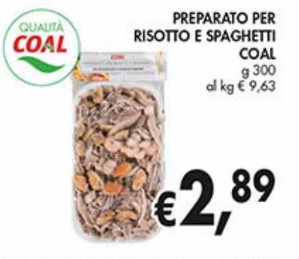 Maxi Coal Preparato per risotto e spaghetti coal offerta