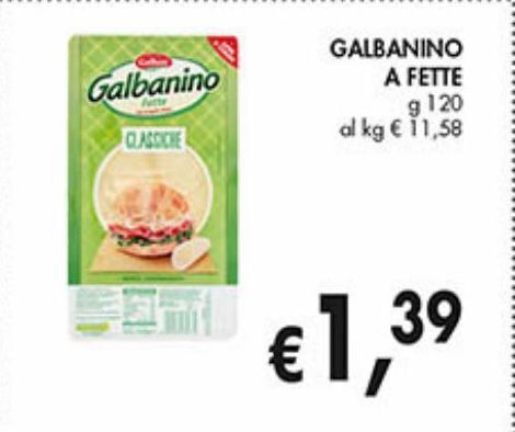 Maxi Coal Galbanino a fette offerta