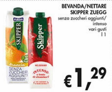 Maxi Coal Bevanda / nettare skipper zuegg offerta