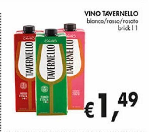 Maxi Coal Vino tavernello offerta