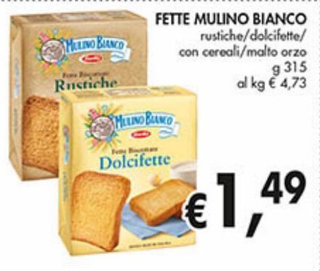 Maxi Coal Fette mulino bianco offerta
