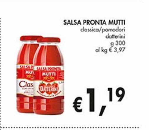 Maxi Coal Salsa pronta mutti offerta