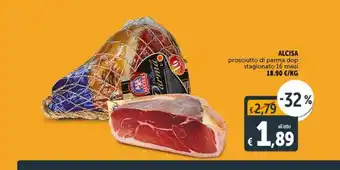 Deco Superstore Prosciutto di parma dop stagionato 16 mesi alcisa offerta