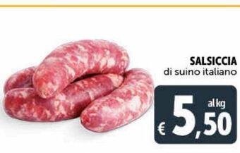 Deco Superstore Salsiccia di suino italiano offerta