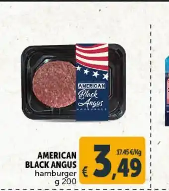 American black angus hamburger 200 g