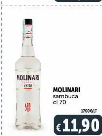 Molinari sambuca cl 70