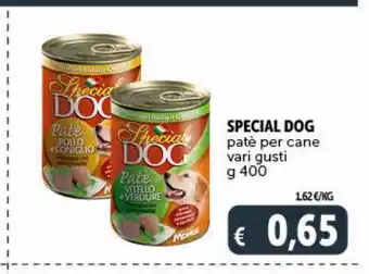Special dog patè per cani vari gusti g 400