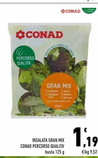 Conad City Insalata gran mix conad percorso qualità offerta