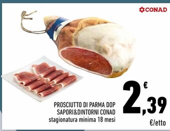Conad City Prosciutto di parma dop sapori & dintorni conad offerta