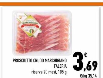Prosciutto crudo marchigiano faleria