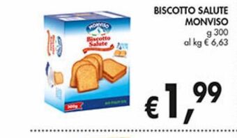 Supermercato Coal Biscotto salute monviso g 300 offerta