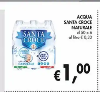 Supermercato Coal Acqua santa croce naturale cl 50 x6 offerta