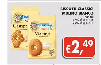 Supermercato Coal Biscotti classici mulino bianco vari tipi offerta