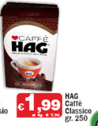 HAG Caffè Classico gr. 250