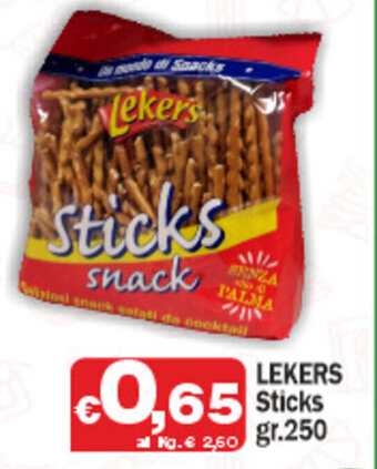 Lekers Sticks gr. 250