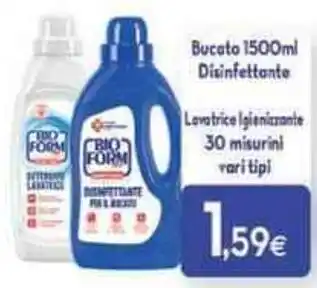 Bioform Bucato Disinfettante 1500ml