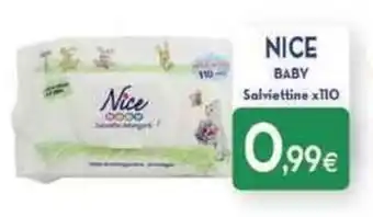 Proshop Nice Baby Salviettine x 110 offerta