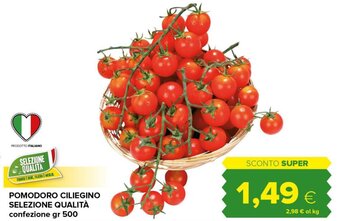 Oasi Pomodoro Ciliegino Selezione Qualità confezione gr 500 offerta