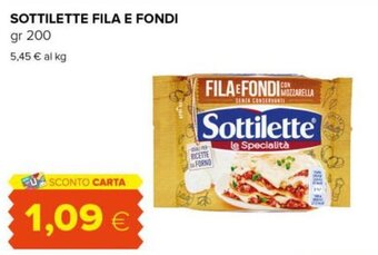 Sottilette Fila e Fondi gr 200