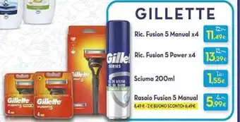 Proshop Gillette Ric. Fusion 5 Manual x 4 offerta