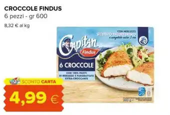 Oasi Findus Croccole 6 pezzi - gr 600 offerta