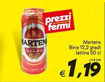 Iper Super Conveniente Martens Birra 12,2 gradi lattina 50 cl offerta