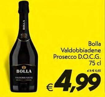 Iper Super Conveniente Bolla Valdobbiadene Prosecco D.O.C.G 75 cl offerta