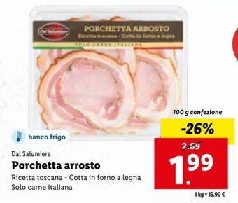 Dal Salumiere Porchetta arrosto 100 g