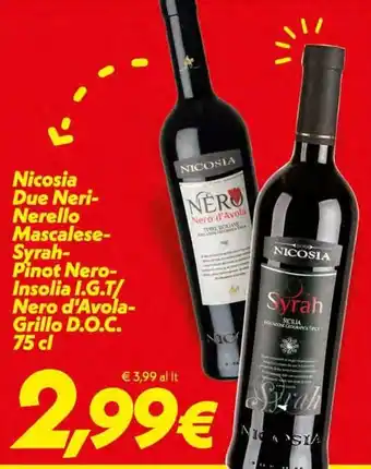 Nicosia Nero Nero d'Avola