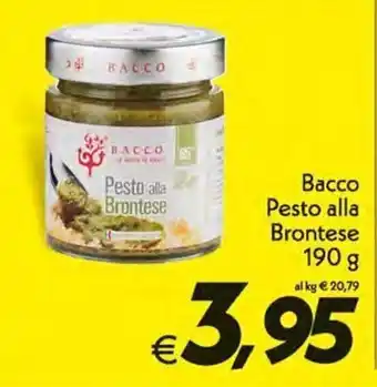 Iper Super Conveniente Bacco Pesto alla Brontese 190g offerta