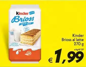 Kinder Brioss al latte 270g