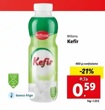 Lidl Milbona Kefir 480 g offerta