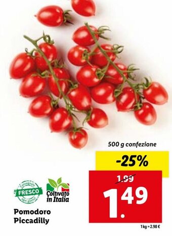Lidl Pomodoro Piccadilly 500 g offerta