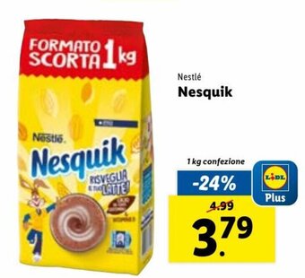 Lidl Nestlé Nesquik 1 kg offerta
