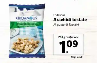 Eridanous Arachidi tostate 200 g