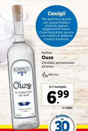 Korifeos Ouzo 0,7 l