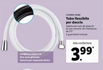 Lidl Livarno Home Tubo flessibile per doccia offerta
