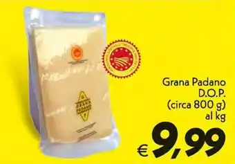 Iper Super Conveniente Grana Padano D.O.P (circa 800g) offerta