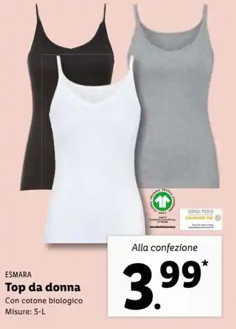 Lidl Esmara Top da donna S-L offerta