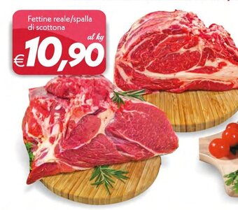 Iper Super Conveniente Fettine reale/spalla di scottona offerta