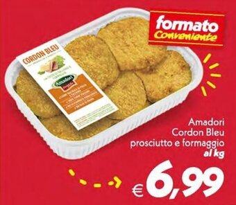 Amadori Cordon Bleu prosciutto e formaggio