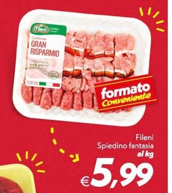 Iper Super Conveniente Fileni Spiedino fantasia offerta