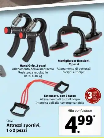 Lidl Crivit Attrezzi sportivi, 1 o 2 pezzi offerta