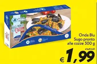 Iper Super Conveniente Onda Blu Sugo pronto alle cozze 300g offerta