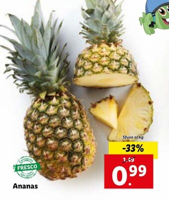 Lidl Ananas offerta